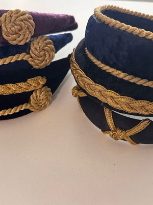 Velvet hairbands set like new, multicolor