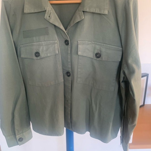 Marks & Spencer x Sienna Miller Pure Cotton Utility Jacket like new, green