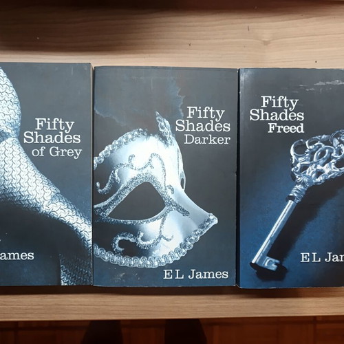 Fifty Shades of Grey trilogy in English, new