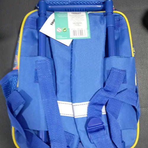 Stitch toddler trolley bag with front pocket 29cm new