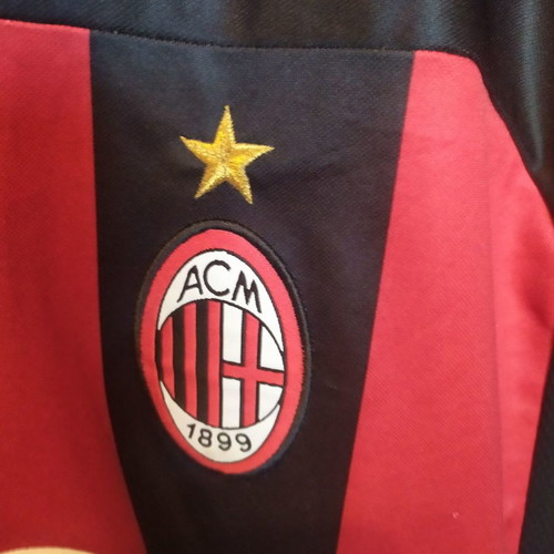 Adidas Milan Football Shirt 2000-02 Used Large Size