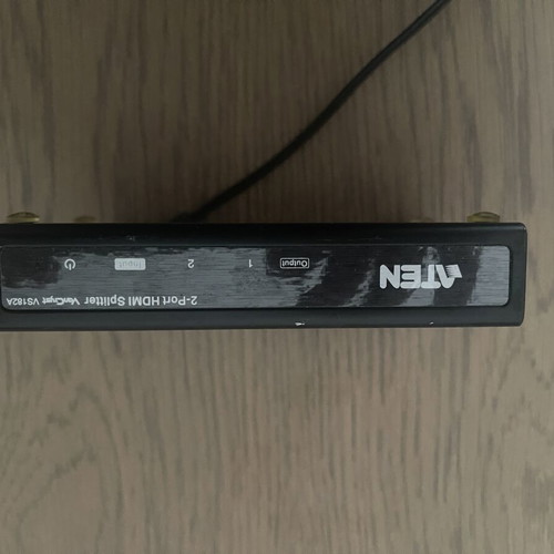 HDMI Splitter Aten 2-Port VS182A like new, black