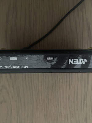 HDMI Splitter Aten 2-Port VS182A like new, black