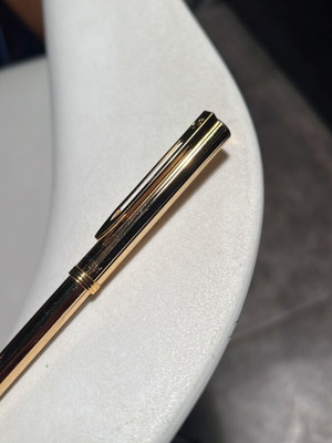 Waterman pen used, gold color, made in France