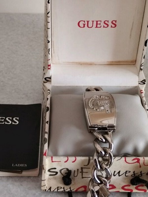 Guess bracelet with hidden watch vintage used model 1225187 w17507LI