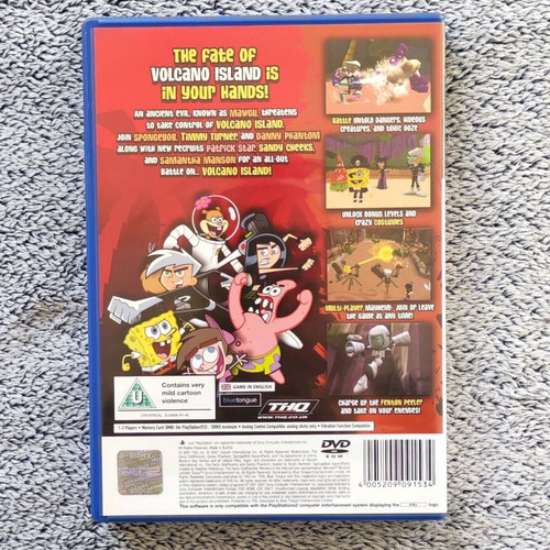SpongeBob Battle For Volcano Island used for PlayStation 2
