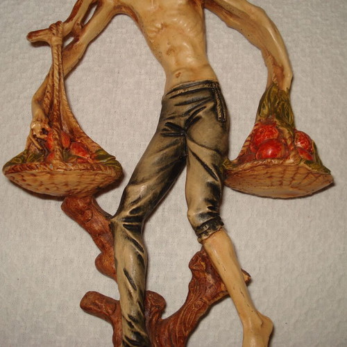 Vintage decorative figurine used 30cm 14cm