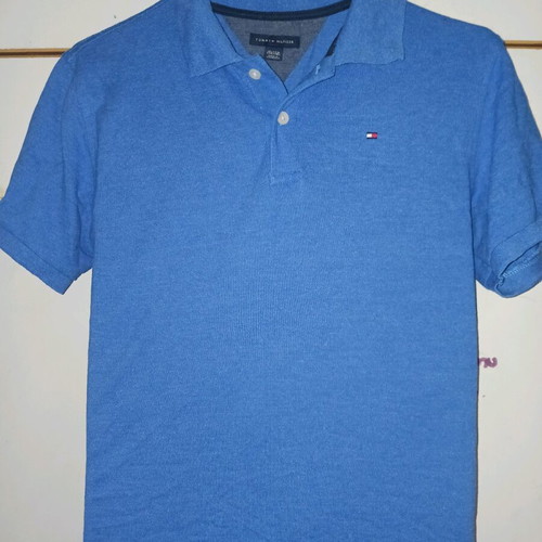 Εφηβικό πόλο Tommy Hilfiger μπλε σαν καινούργιο No14-16
