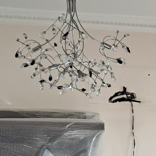 Lamps like new, two pendant and one floor lamp