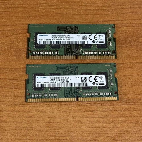 Samsung DDR4 8GB (2x4) 2666Mhz SODIMM RAM like new