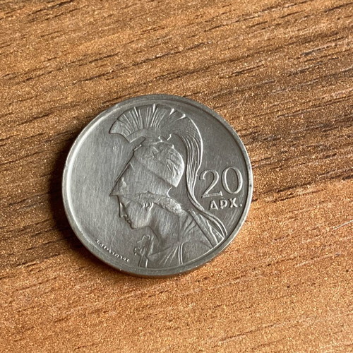 20 Drachmae 1973 like new
