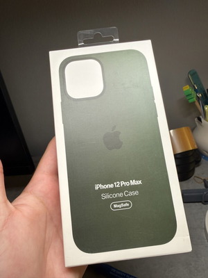 Apple Silicone Case for iPhone 12 Pro Max new Cyprus Green