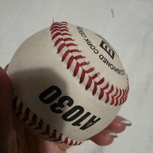 Wilson A1030 Raised Seam Baseball used, very good condition