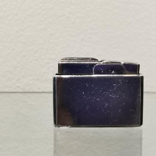 KBL “500” lighter used, vintage metal with black stone