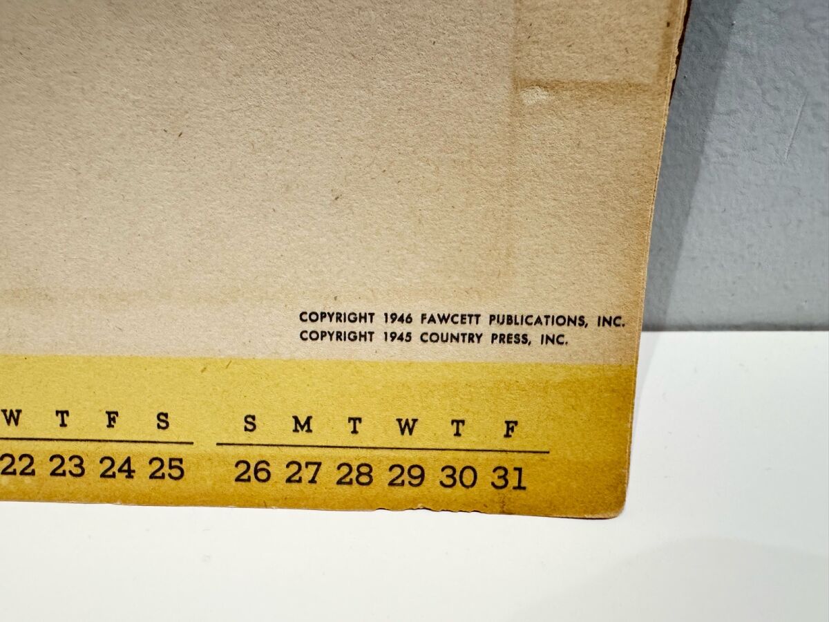 Esquire Pin Up 1947 calendar used - € 70,00 - Vendora.cy