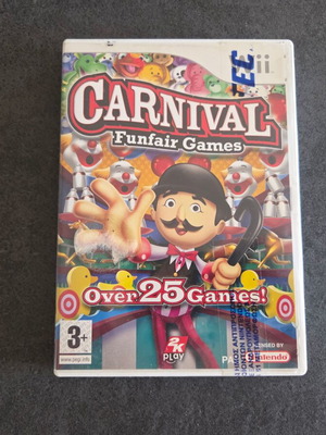 Carnival Funfair Games Nintendo Wii game used, Greek edition