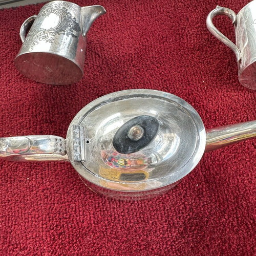 Vintage silver-plated set used