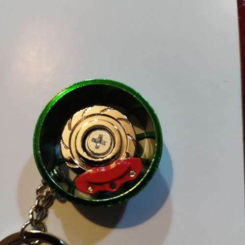 Car wheel keychain new unused