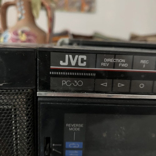 JVC PC-30 cassette player with one speaker