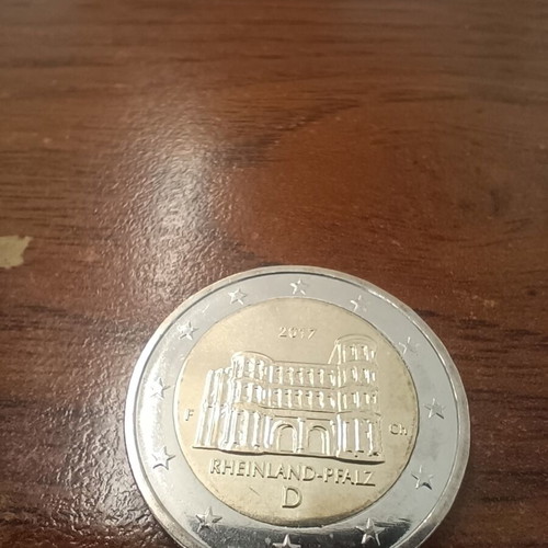 Germany 2 Euro 2017 F Rhineland coin uncirculated
