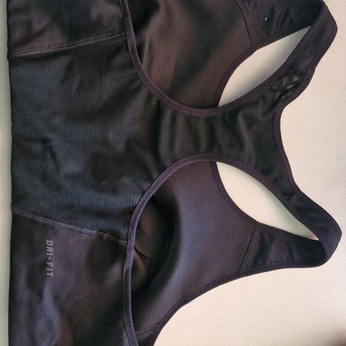 Nike Dri Fit women's sports bustier black size XL like new