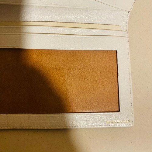 Set of 2 new black leather wallets