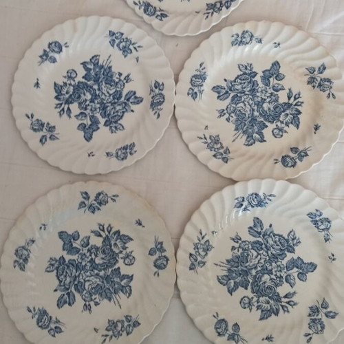 Πιάτα Johnson Bros μεταχειρισμένα, πακέτο 5, 70s, με σημάδια φθοράς