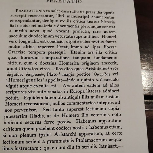 Homeri Opera I academic book like new, Greek language