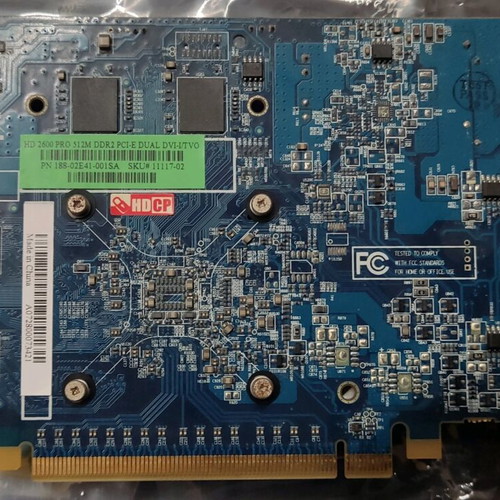 SAPPHIRE HD 2600 PRO 512MB graphics card used