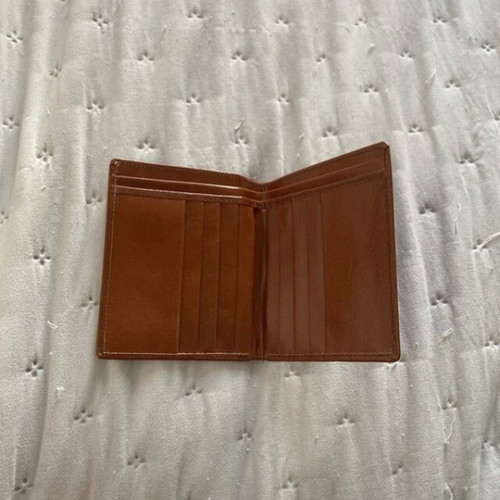 Leather wallet, brown