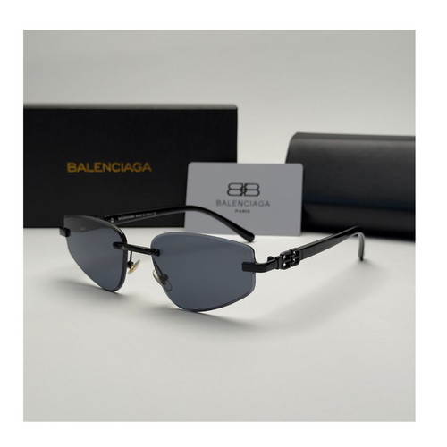 Balenciaga Rimless BB Edition Black Cat Eye Women's Sunglasses new