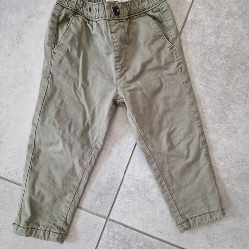 Sfera Khaki Pants with Warm Lining Size 92 cm for 2 Years