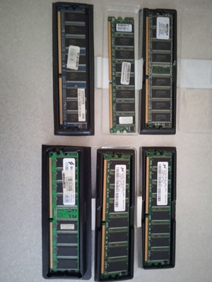 Πακέτο 6 Τεμάχια Διάφορες Μνήμες RAM 512MB - 256MB DDR1
