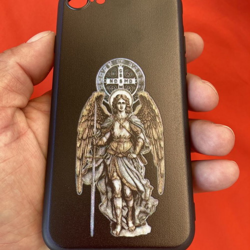 iPhone 7/8/SE2020/SE2022 Silicone Case Cover with Saint Archangel Michael Design new