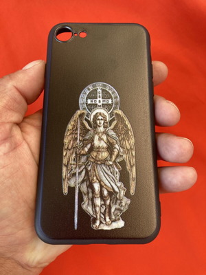 iPhone 7/8/SE2020/SE2022 Silicone Case Cover with Saint Archangel Michael Design new