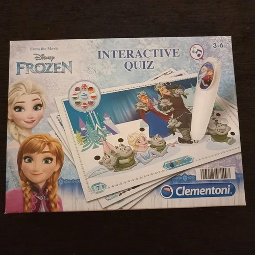 Frozen Interactive Quiz Clementoni like new