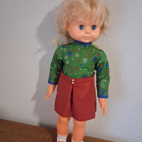 Large German doll used, 60 cm