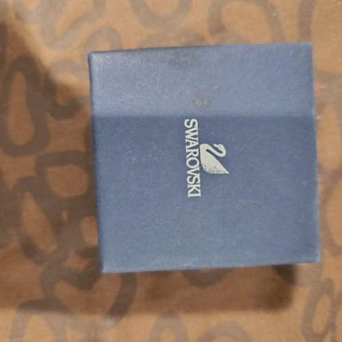 Swarovski pendant brown-pink with leather strap new