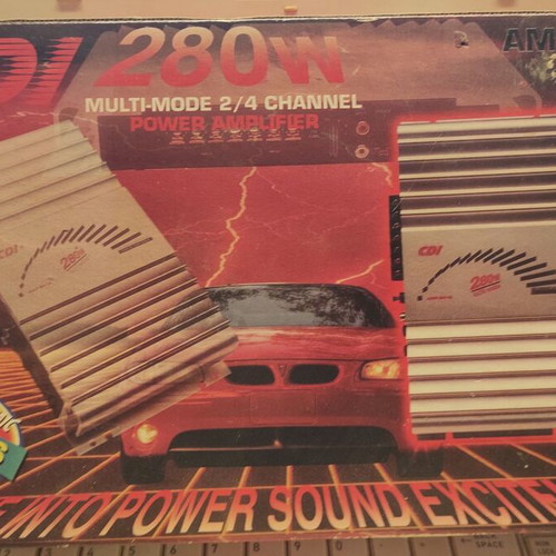 CDI AMP-8416 4-channel car power amplifier 4x70W + sub