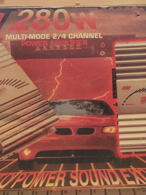 CDI AMP-8416 4-channel car power amplifier 4x70W + sub