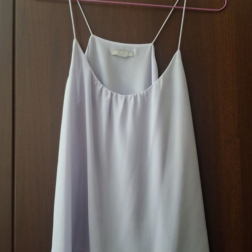 Skirt and Lilac Tank Top Set like new, colorful with gold zippers