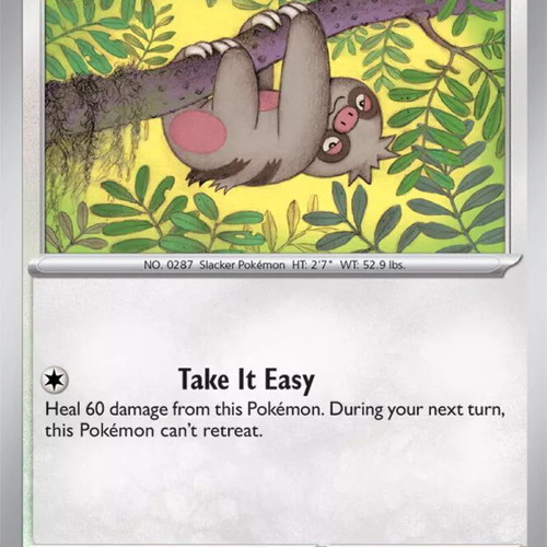 Pokemon Slakoth collectible card new