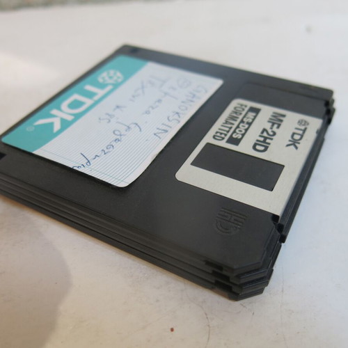 3.5" Floppy Disks used, pack of 4 TDK MF-2HD MS-DOS formatted