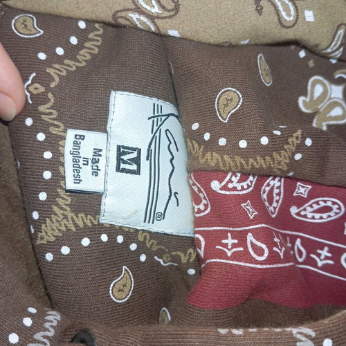 Karl Kani hoodie like new, size M, white and brown