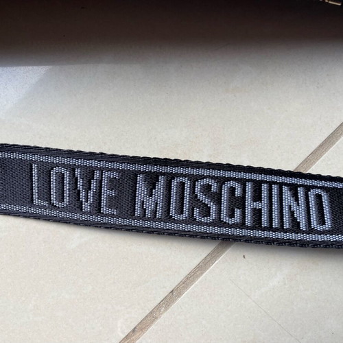 Love Moschino waist bag new, black and red