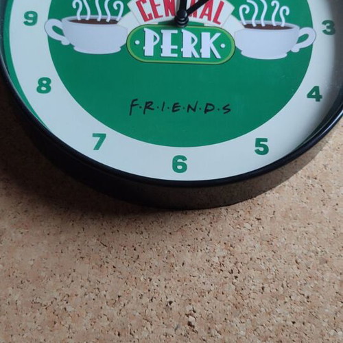Friends Central Perk wall clock like new, analog