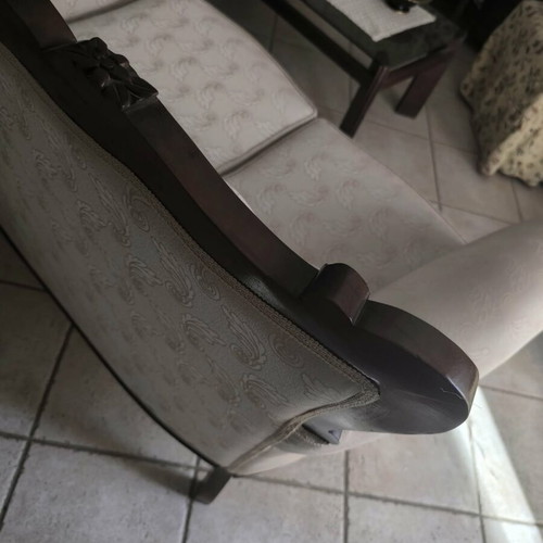 Ludovic Style Sofa And Two Large Chairs Like New