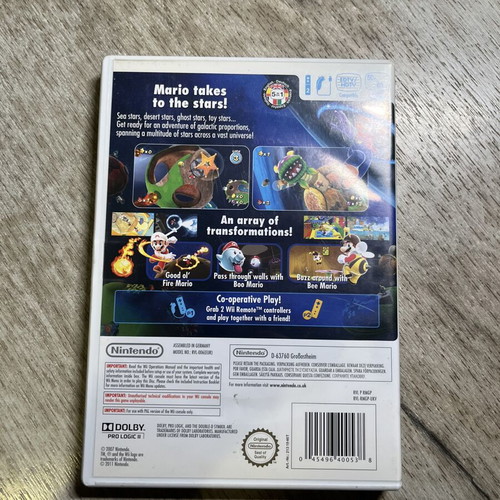 Wii Super Mario Galaxy game