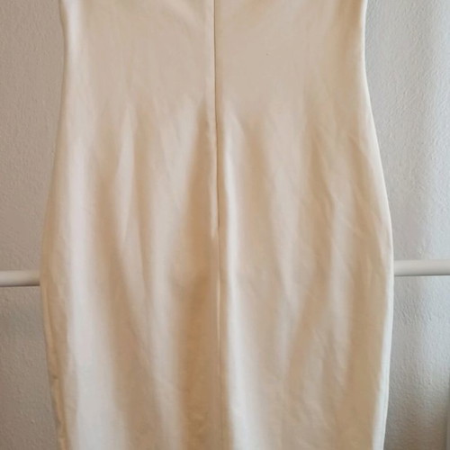 Forever 21 strapless dress new, size Large, ecru