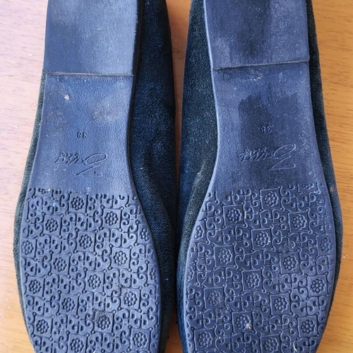 Zara vintage ballet flats used, black, size 38